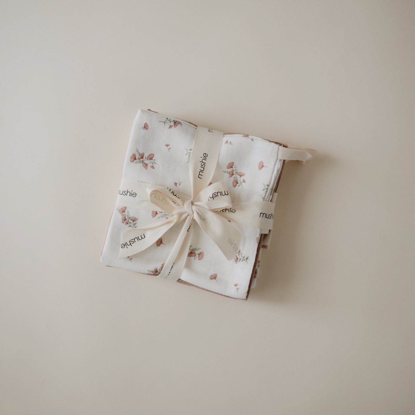 Muslin Cotton Washcloth - Chickadees Wooden Toys