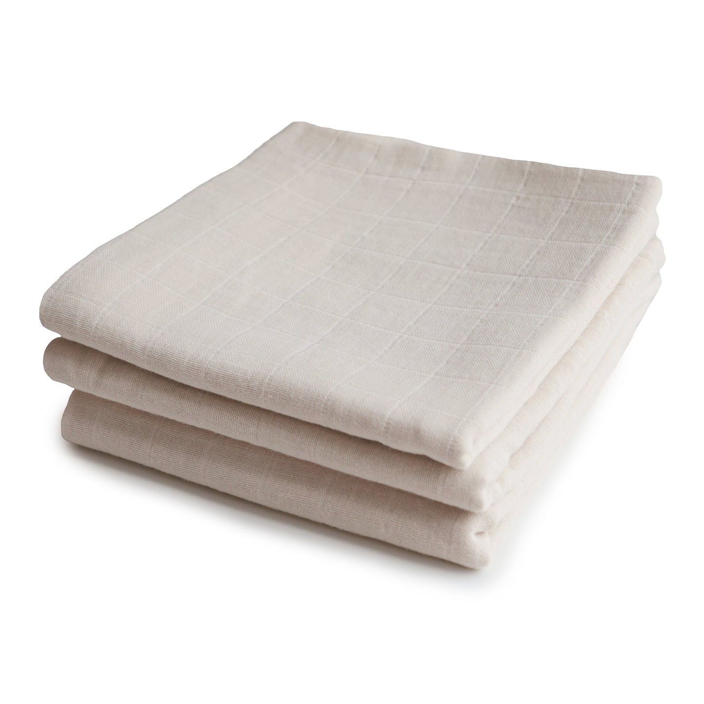 Organic Cotton Muslin Cloths 3-Pack - Chickadees Wooden Toys