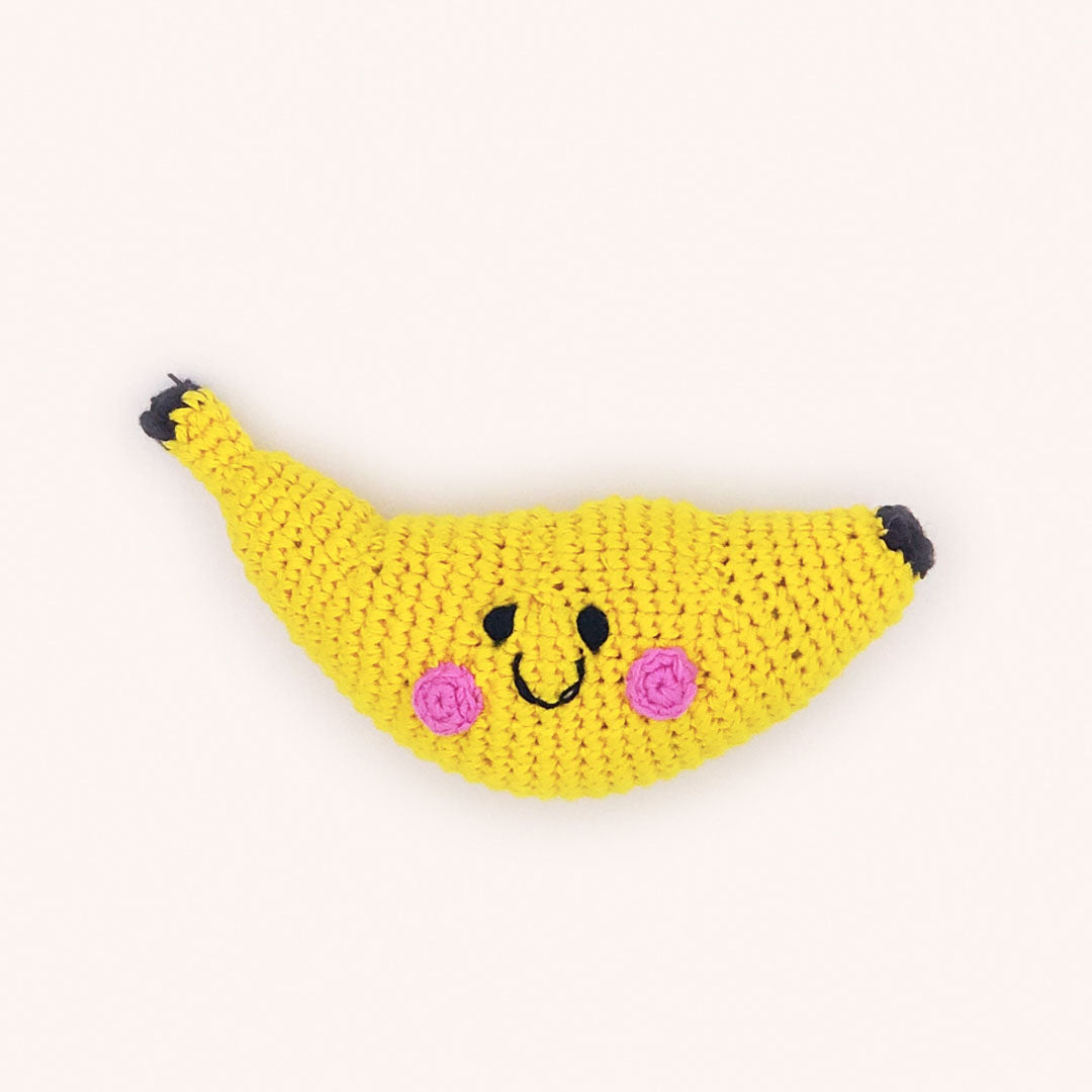 Pretend Play Food Rattle - Yellow Banana