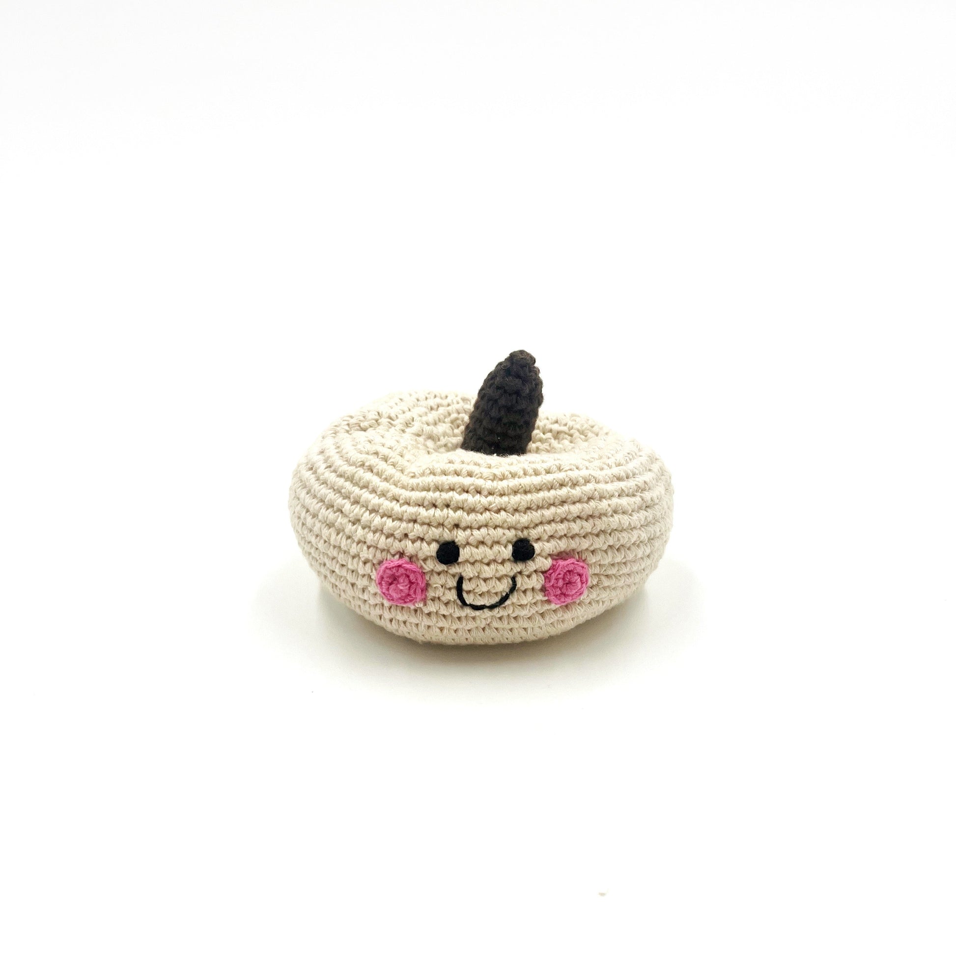 Friendly Pumpkin Rattle - Chickadees Wooden Toys