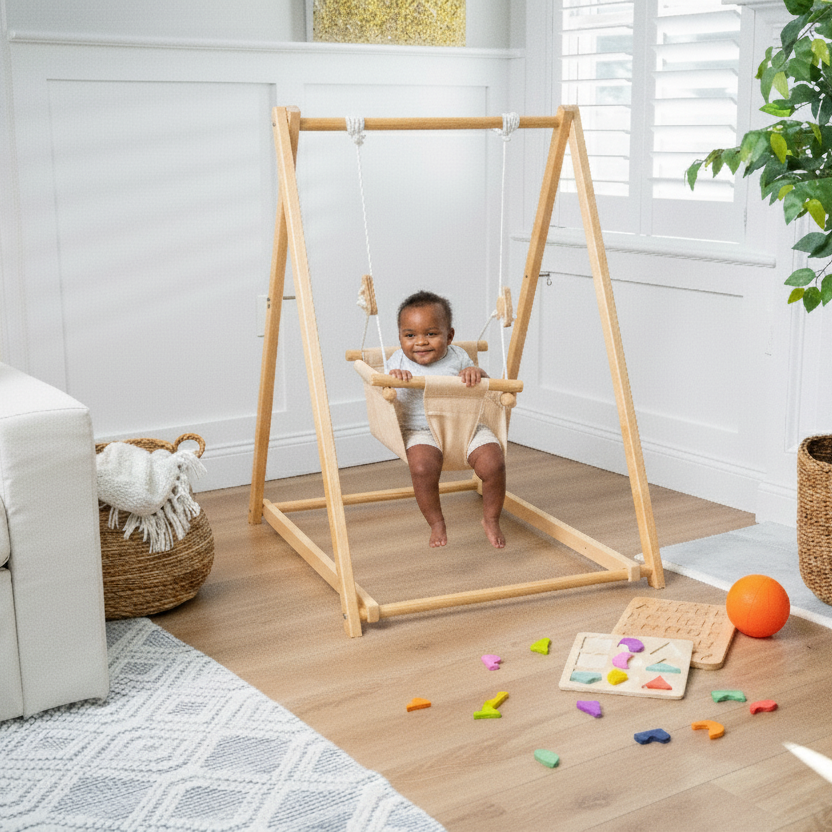 赤ちゃん swing Spruce | Foldable Baby Swing