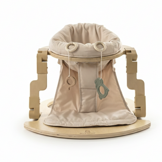 Oakling | Premium Foldable Wooden Baby Activity Seat - Chickadees Wooden Toys