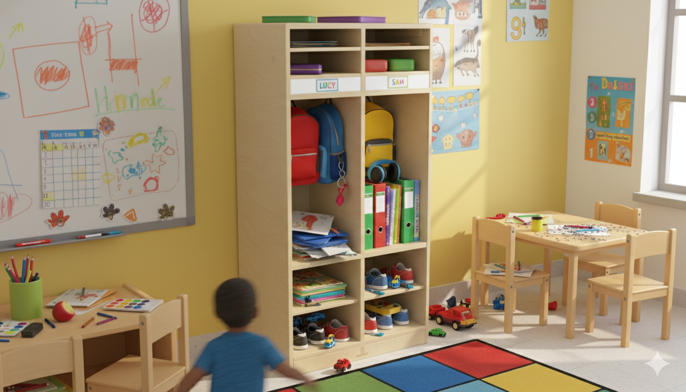 Preschool Cubbies | Double