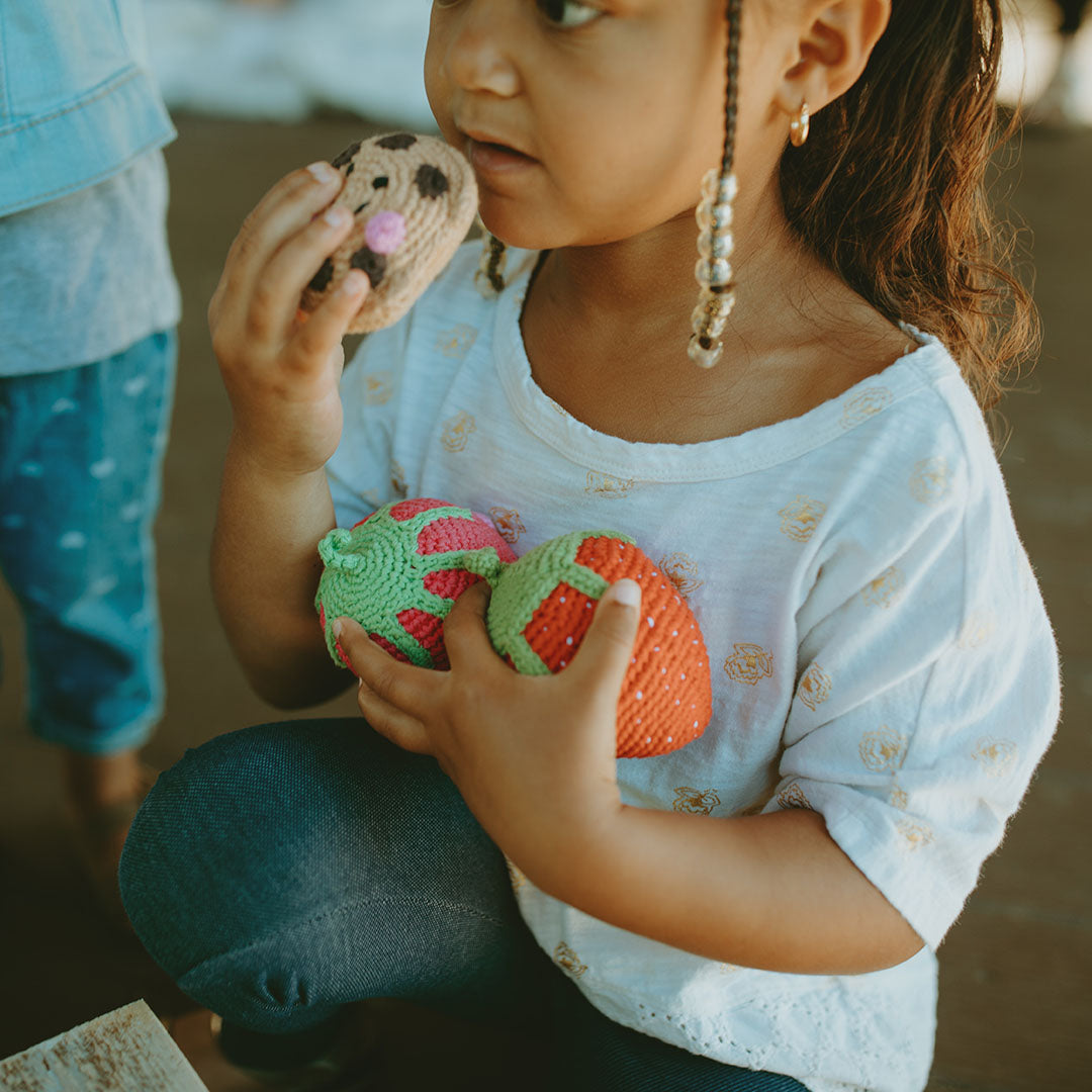 Pretend Play Food Rattle - Chocolate Chip Cookie