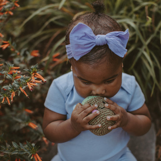 Friendly Kiwi Rattle - Chickadees Wooden Toys