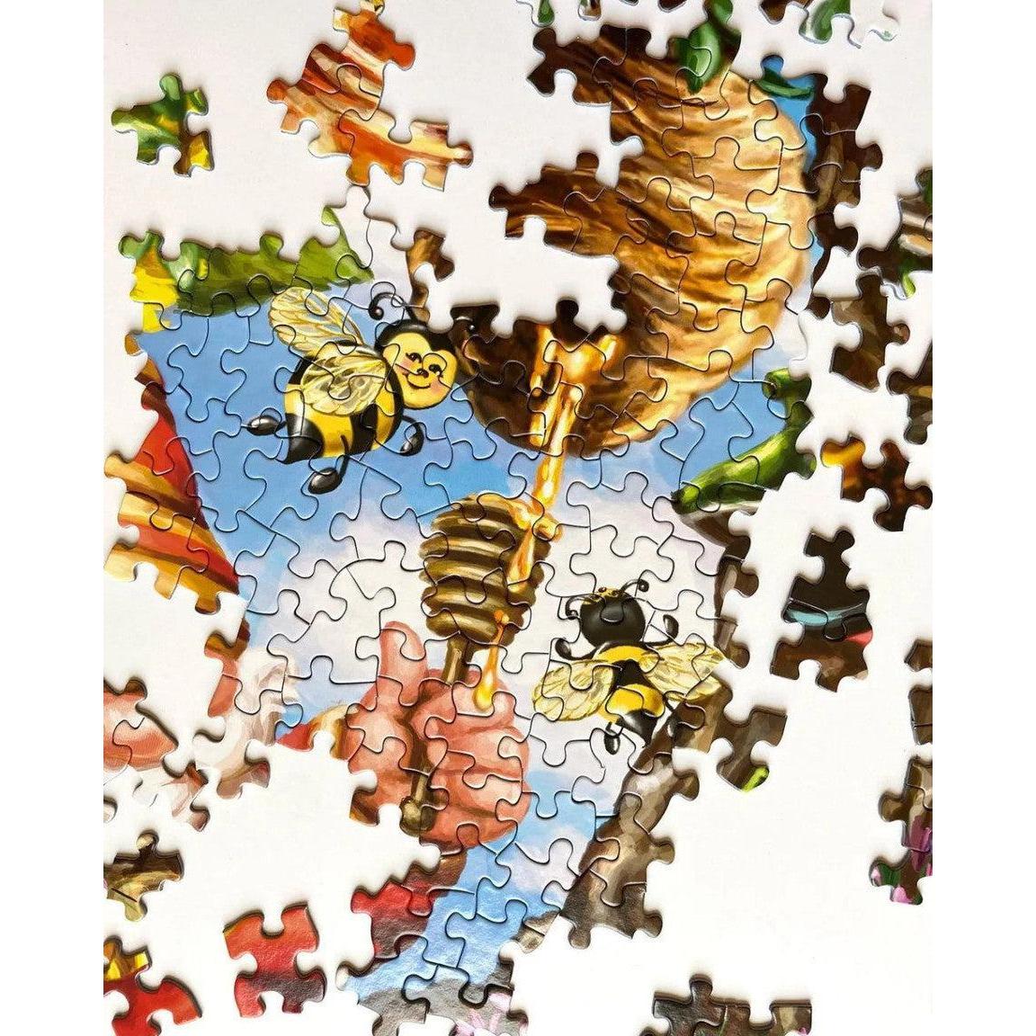 Gnome Worries Bee Happy 500 Piece Jigsaw Puzzle Springbok