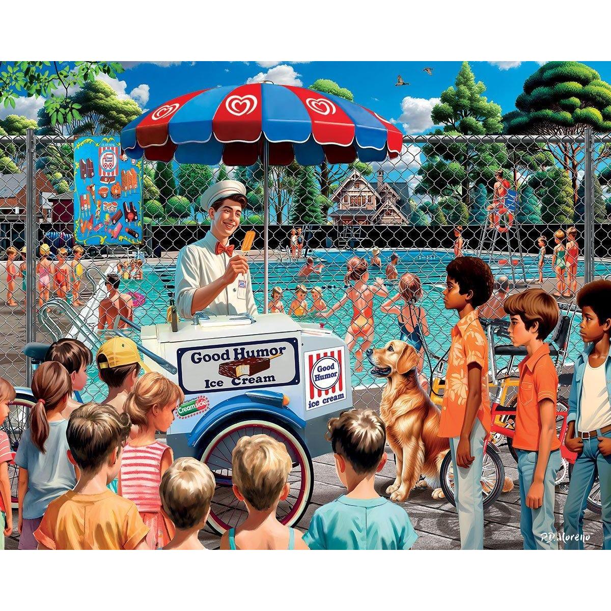 Good Humor Man 1000 Piece Jigsaw Puzzle White Mountain