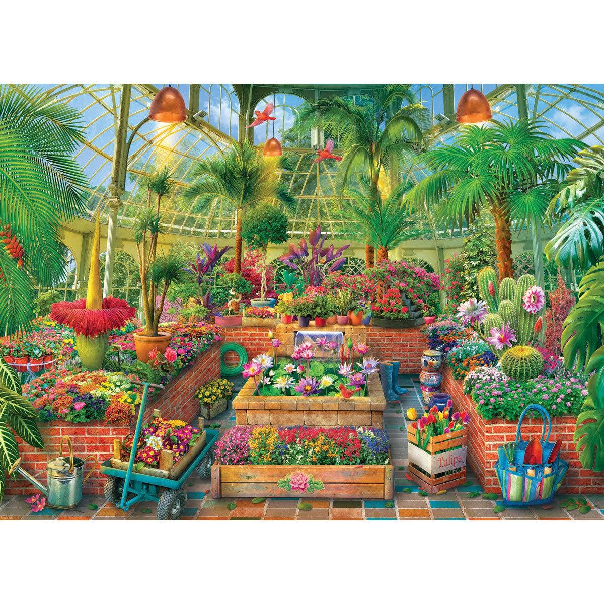 Greenhouse Gardens 1000 Piece Jigsaw Puzzle Eurographics