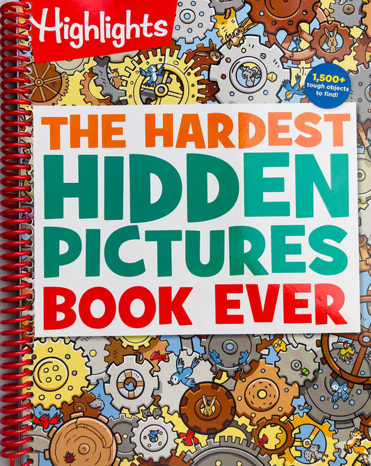 The Hardest Hidden Pictures Book Ever (Spiral Bound) - Chickadees Wooden Toys