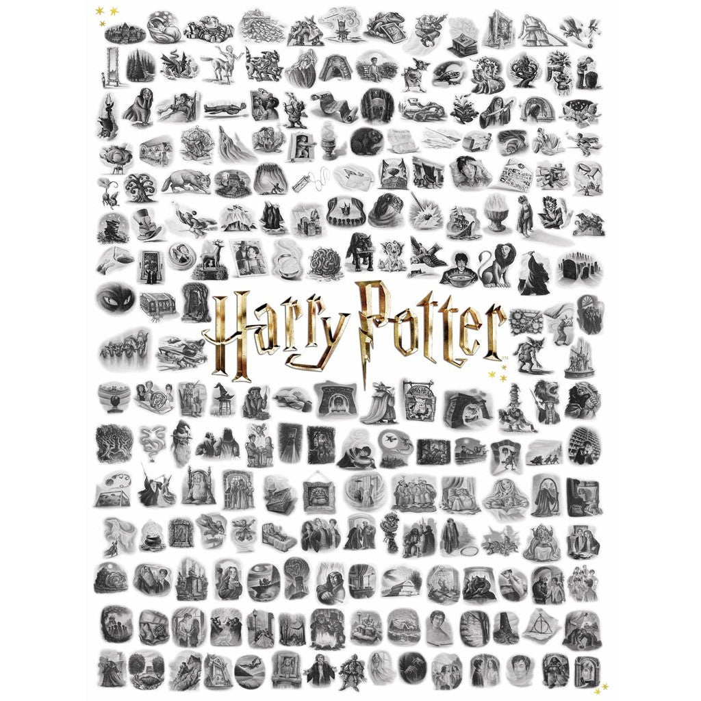 Harry Potter Chapter Art 1000 Piece Jigsaw Puzzle NYPC