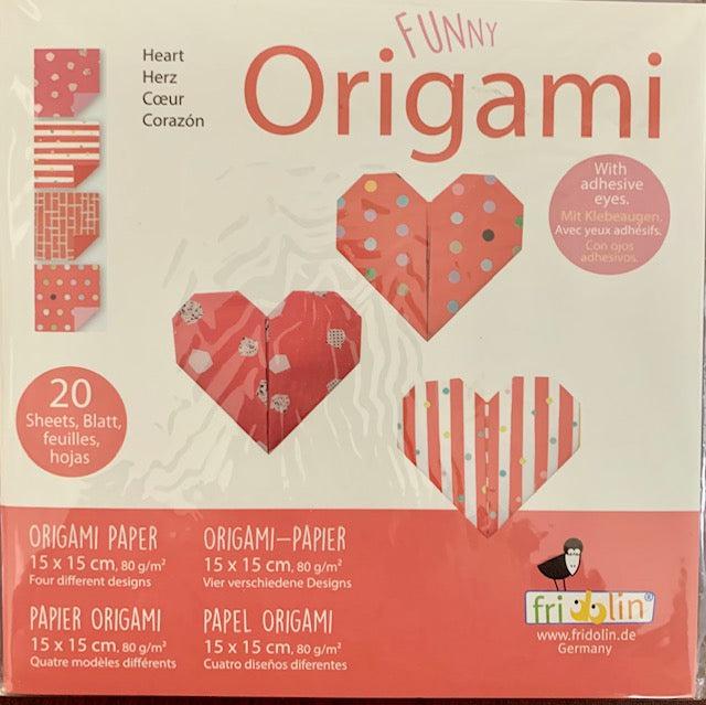 Heart Funny (15 cm) Origami Kit Fridolin