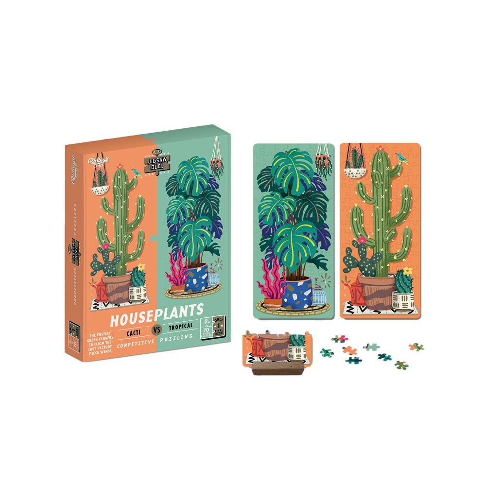 House Plants Set of 2 70 Piece Jigsaw Duel Puzzles Ridley