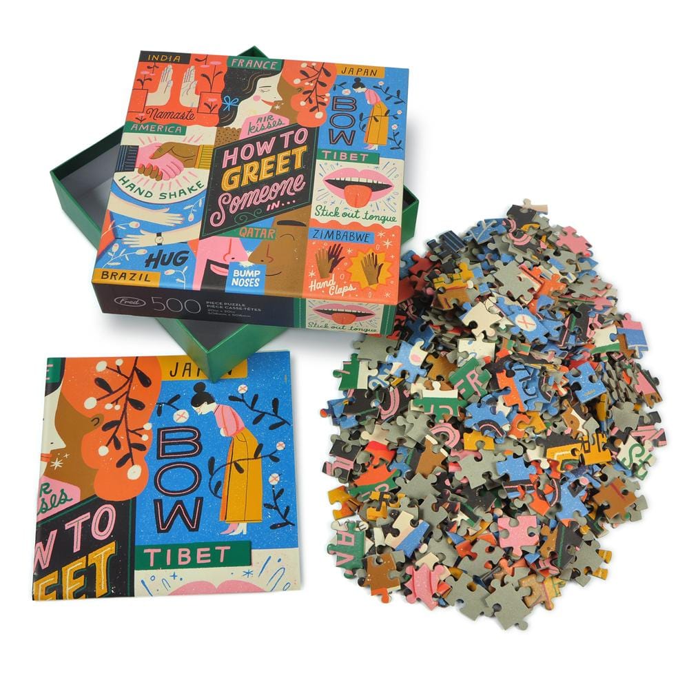 How to Greet Someone 500 Piece Jigsaw Puzzle Fred
