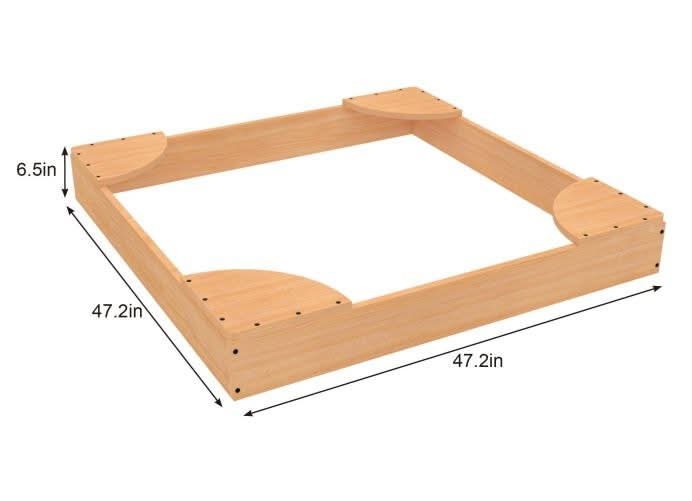 Avenlur Wooden Sandbox – Durable Outdoor Play Area, Perfect for Excavator - Chickadees Wooden Toys