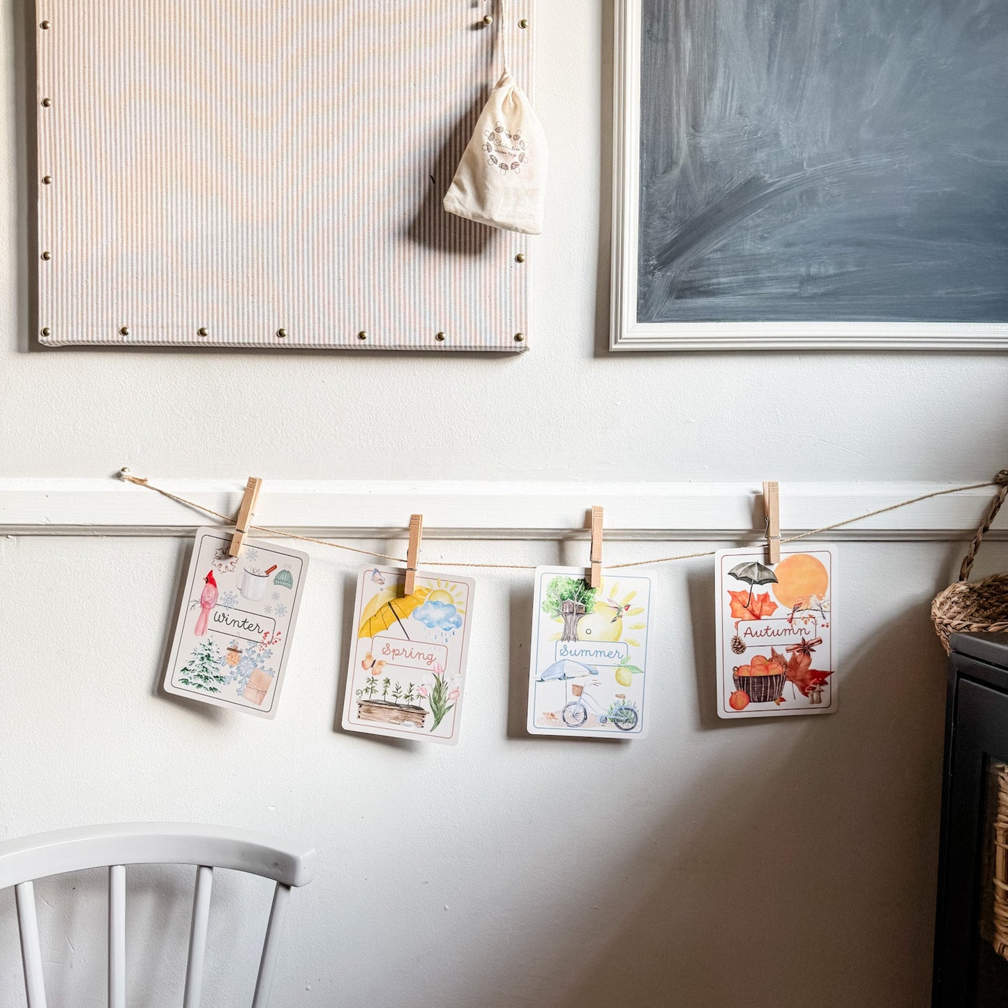 Summer Season Cards - Chickadees Wooden Toys