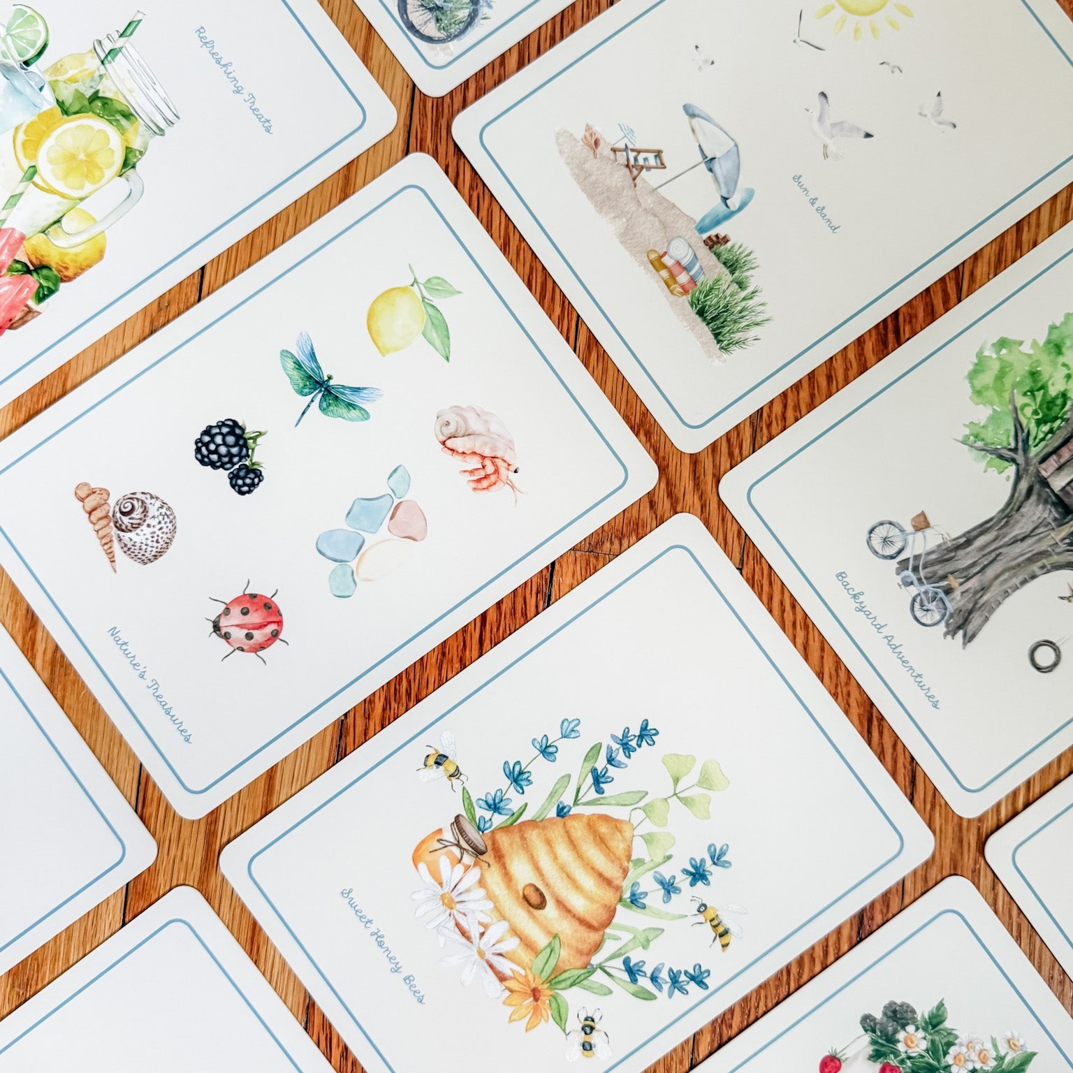 Summer Season Cards - Chickadees Wooden Toys