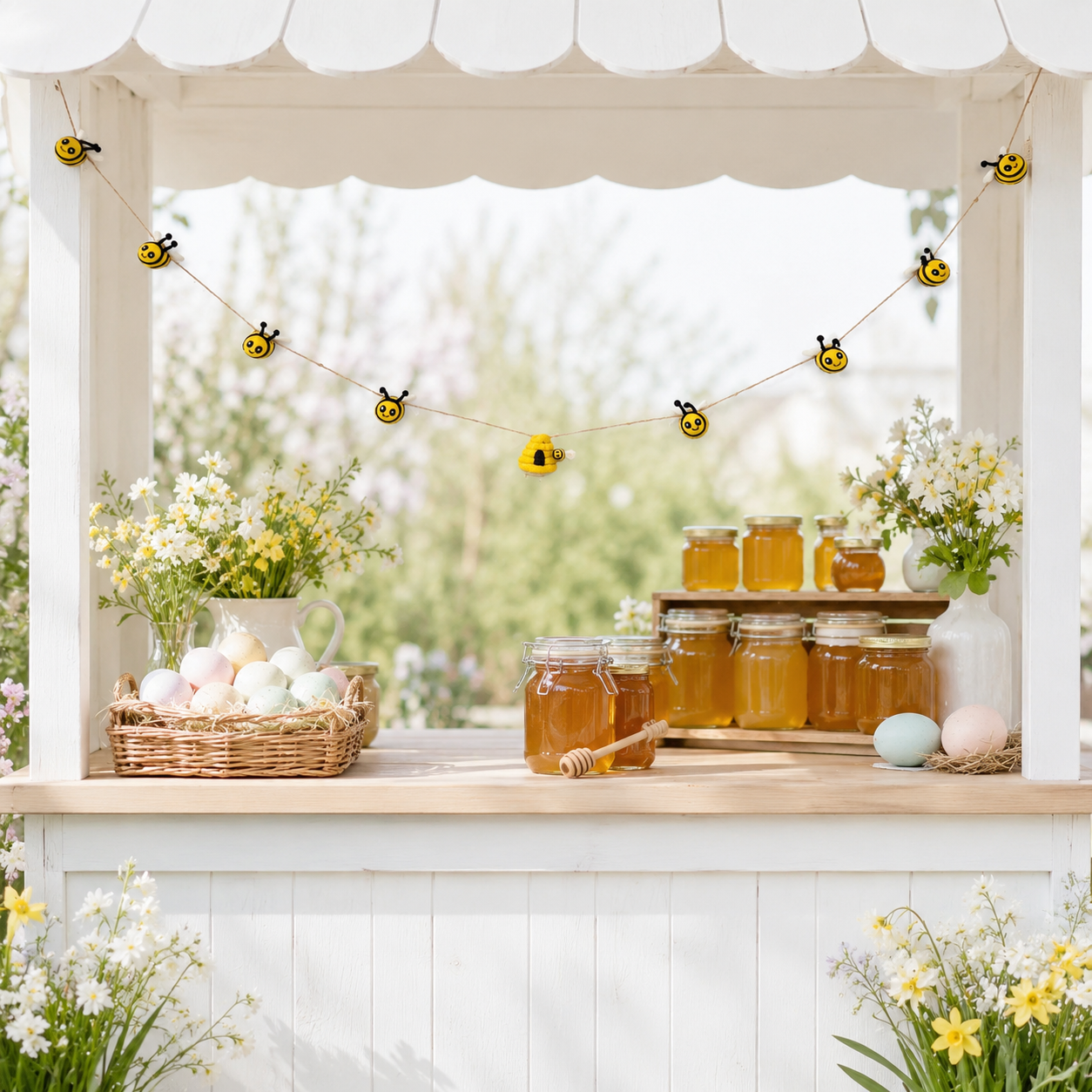 Felt Garland - Bee