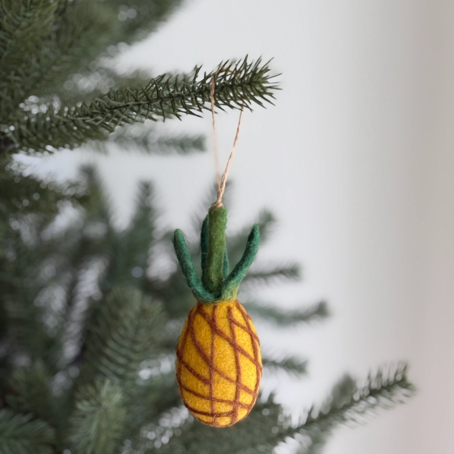 Felt Ornament - Pineapple - Chickadees Wooden Toys