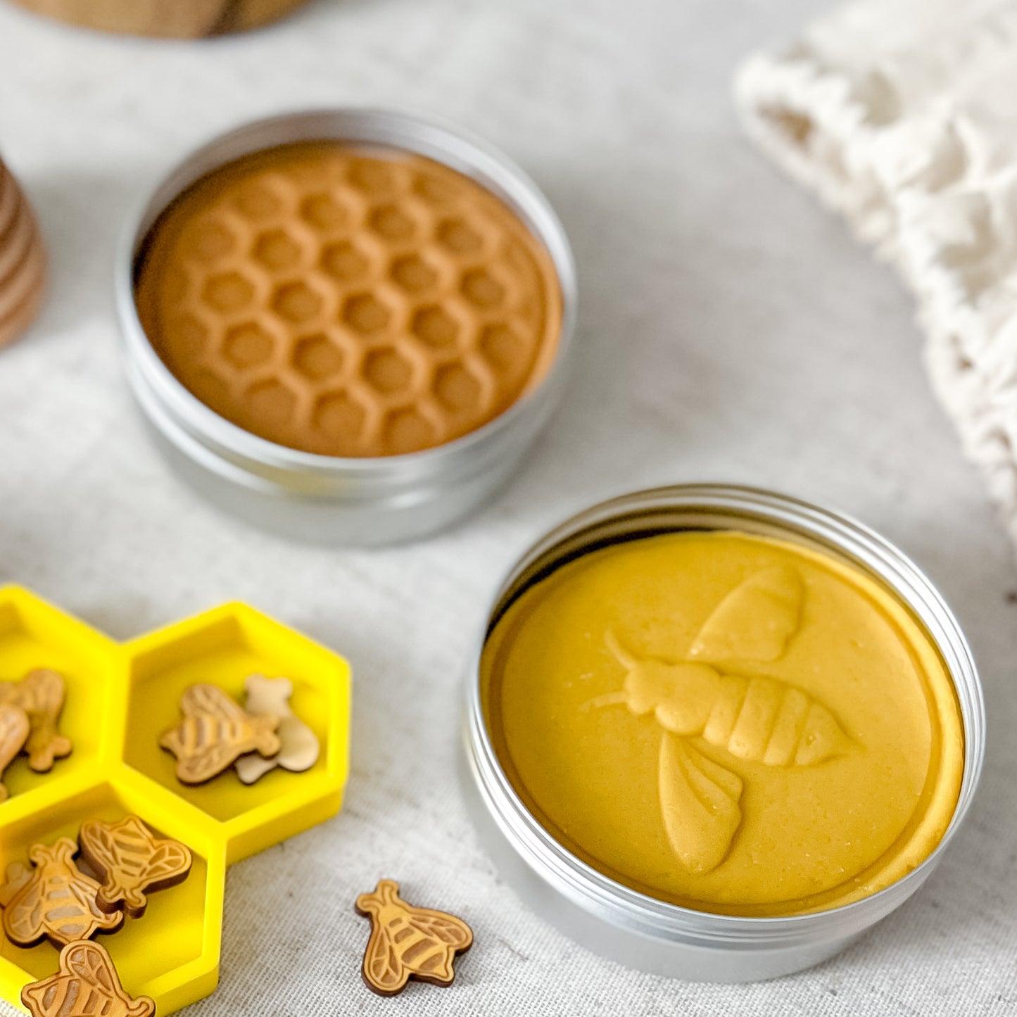 Honeybee Play Dough Set - Chickadees Wooden Toys