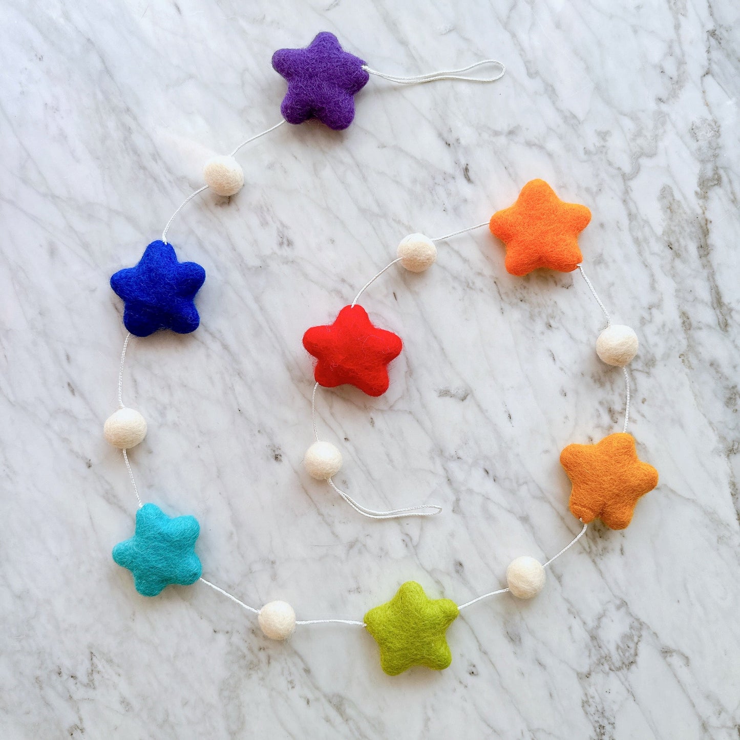 Star Garland - Chickadees Wooden Toys