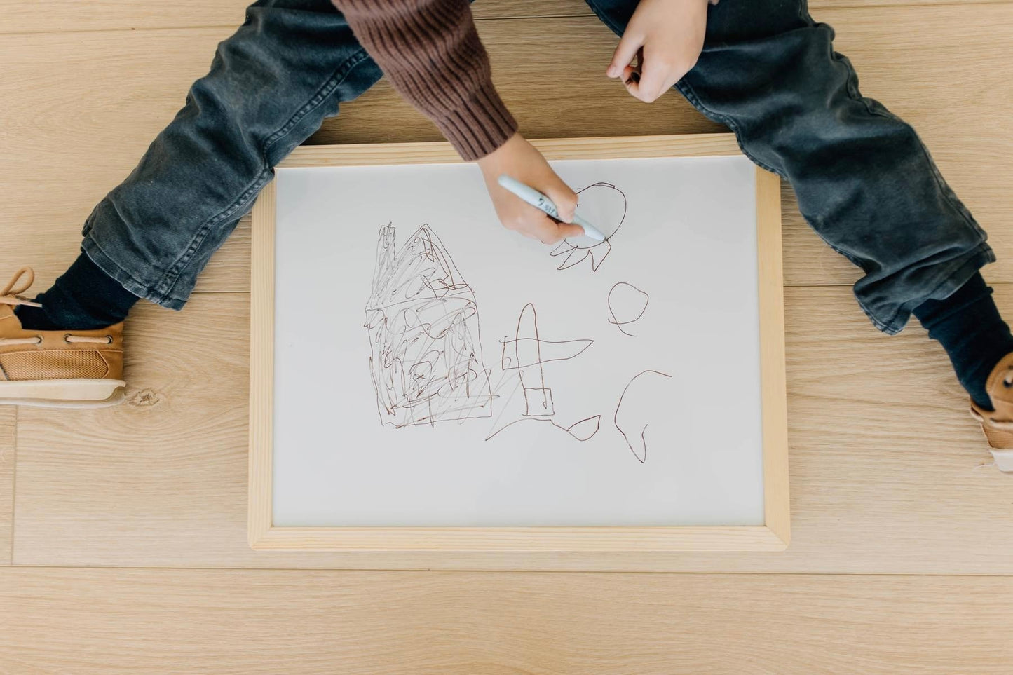 Magnetic Whiteboard 18x14 - Chickadees Wooden Toys