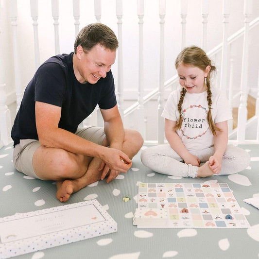 Happy Hearts Board Game - Chickadees Wooden Toys