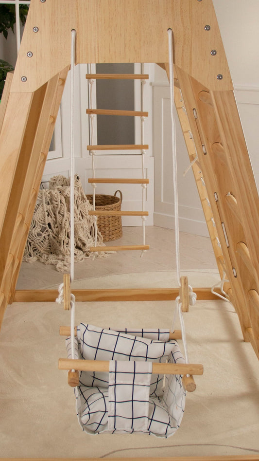 Baby Swing for indoor Playsets - Chickadees Wooden Toys