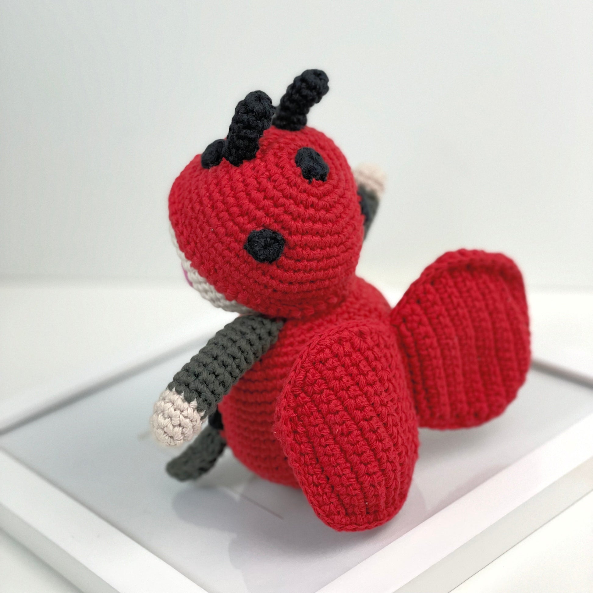 Lady Bird Rattle - Chickadees Wooden Toys