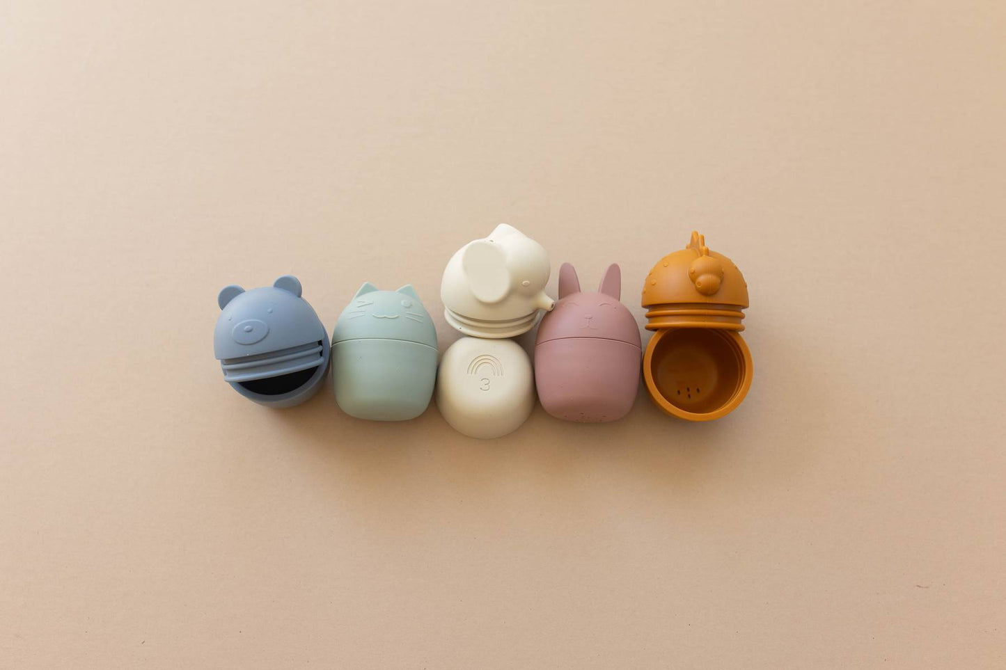 Animal Bath Toy Set - Chickadees Wooden Toys