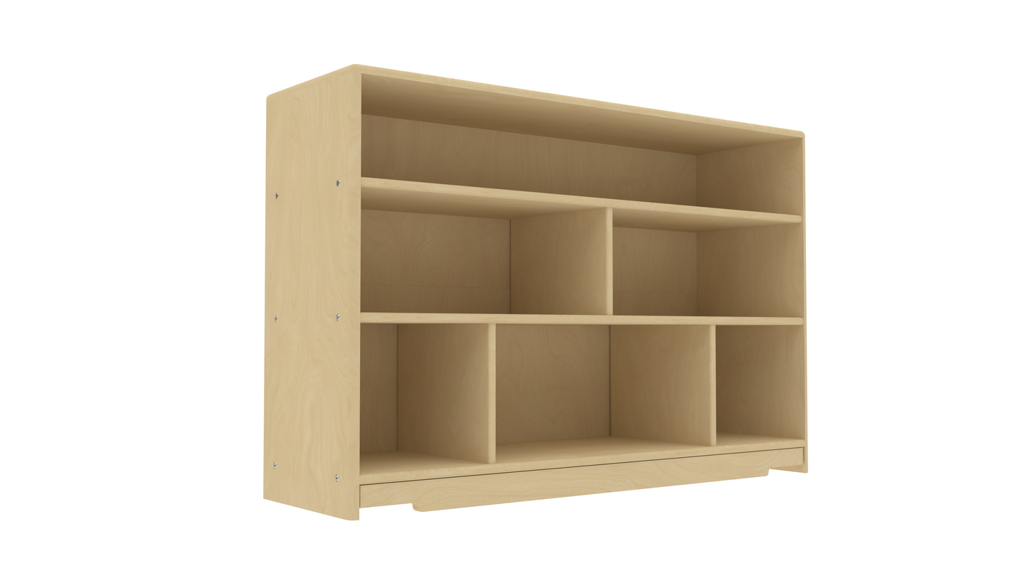 Montessori Classroom Shelf - 4' x 32" - Chickadees Wooden Toys