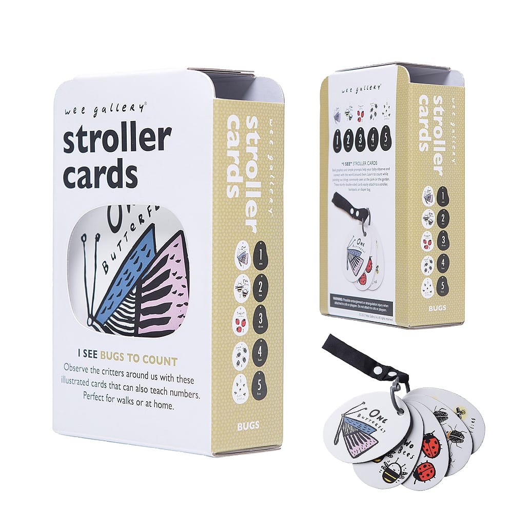 Stroller Cards - I See Bugs to Count - Chickadees Wooden Toys