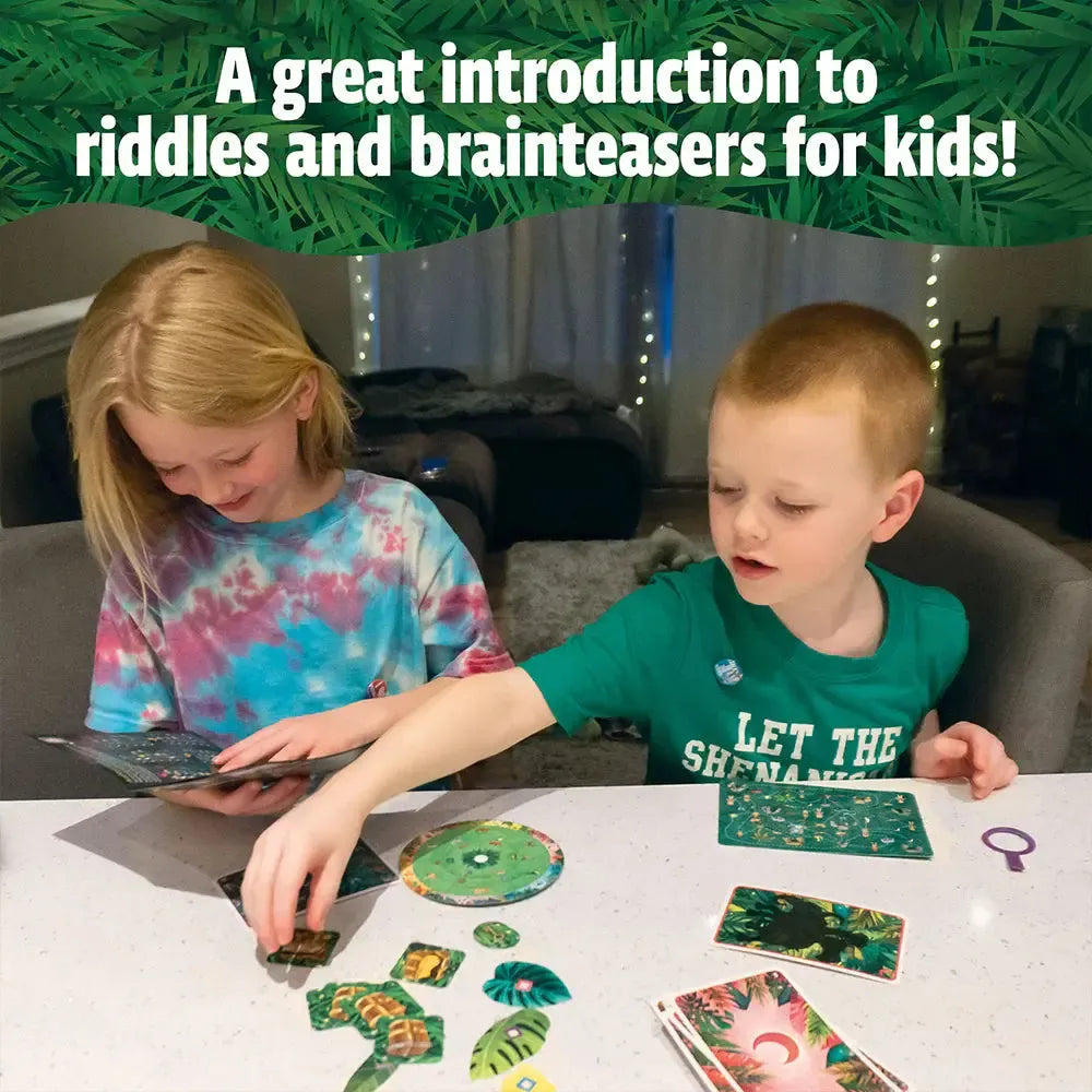 Jungle of Riddles for Kids - Exit the Escape Room Game - Kosmos - Chickadees Wooden Toys