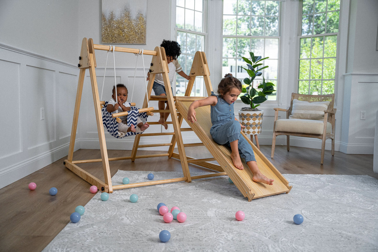 Juniper - Real Wood Folding Playset - Chickadees Wooden Toys
