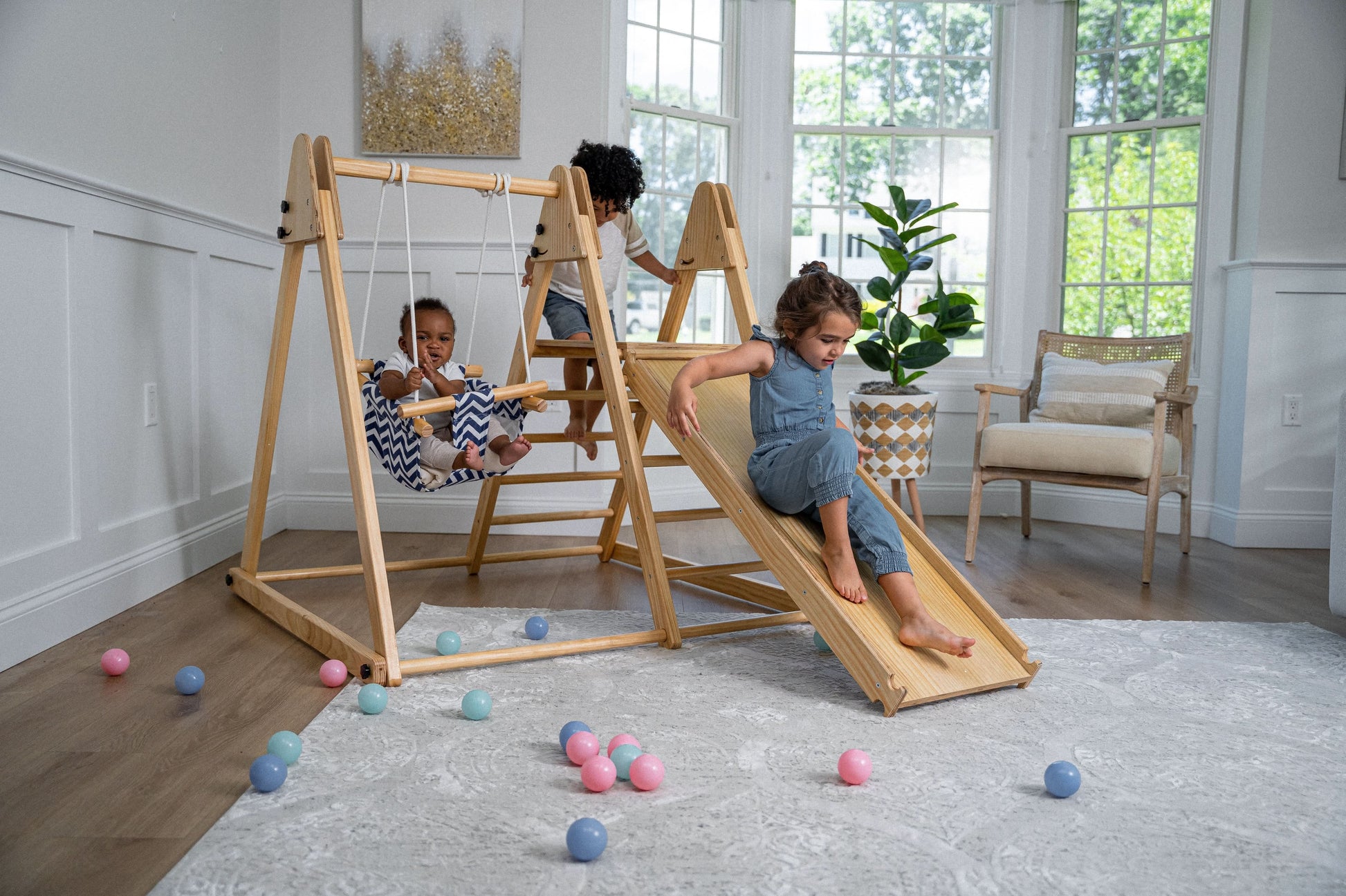 Juniper - Real Wood Folding Playset - Chickadees Wooden Toys