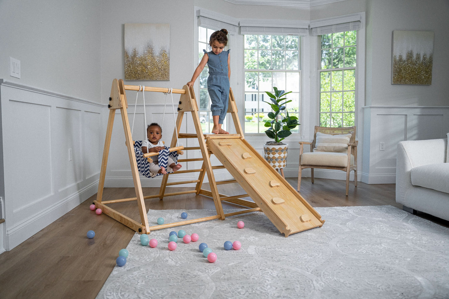 Juniper - Real Wood Folding Playset - Chickadees Wooden Toys