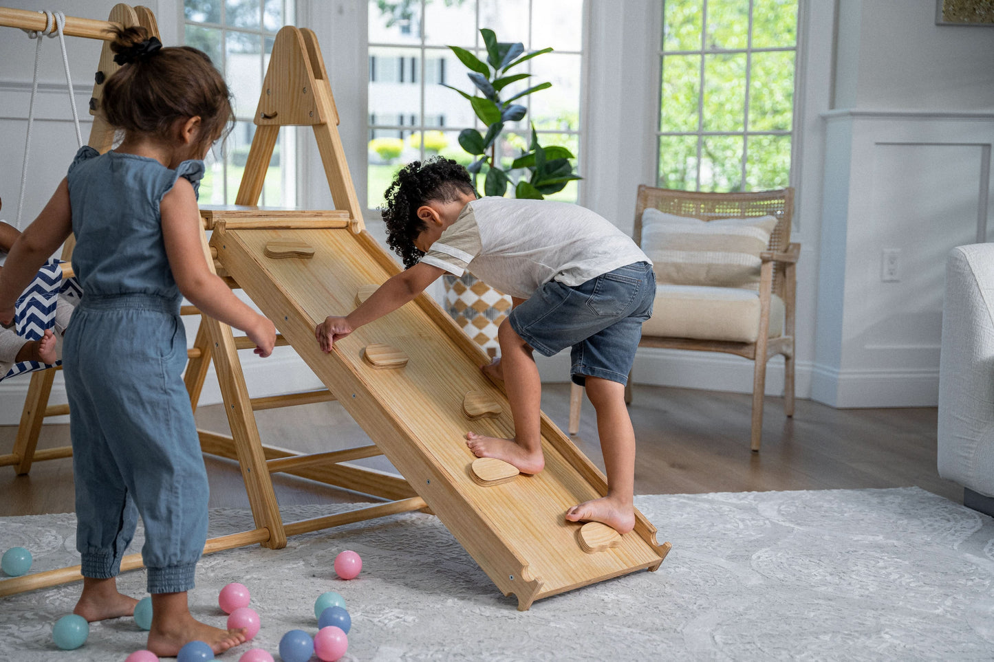 Juniper - Real Wood Folding Playset - Chickadees Wooden Toys