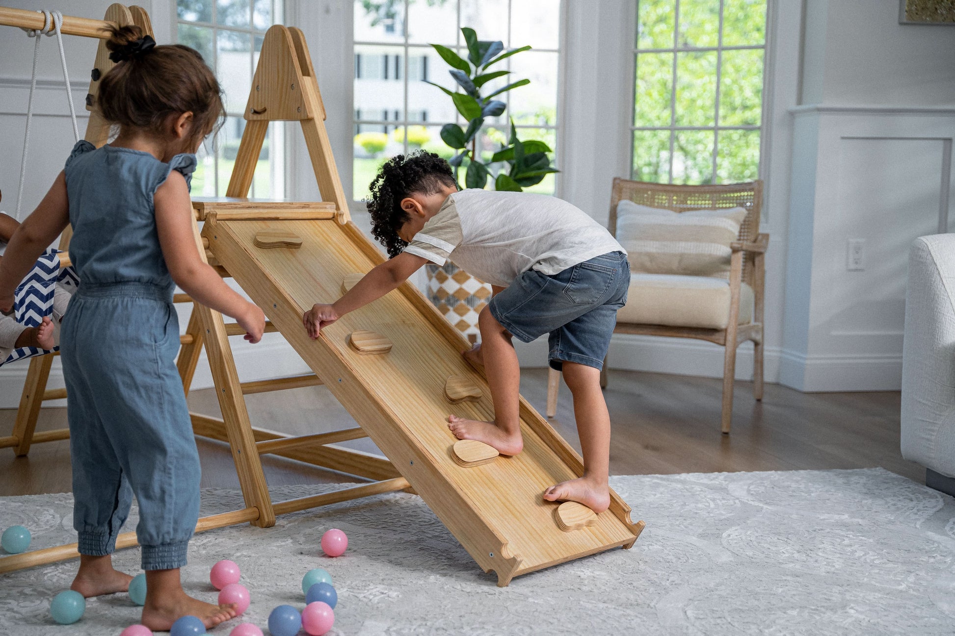 Juniper - Real Wood Folding Playset - Chickadees Wooden Toys