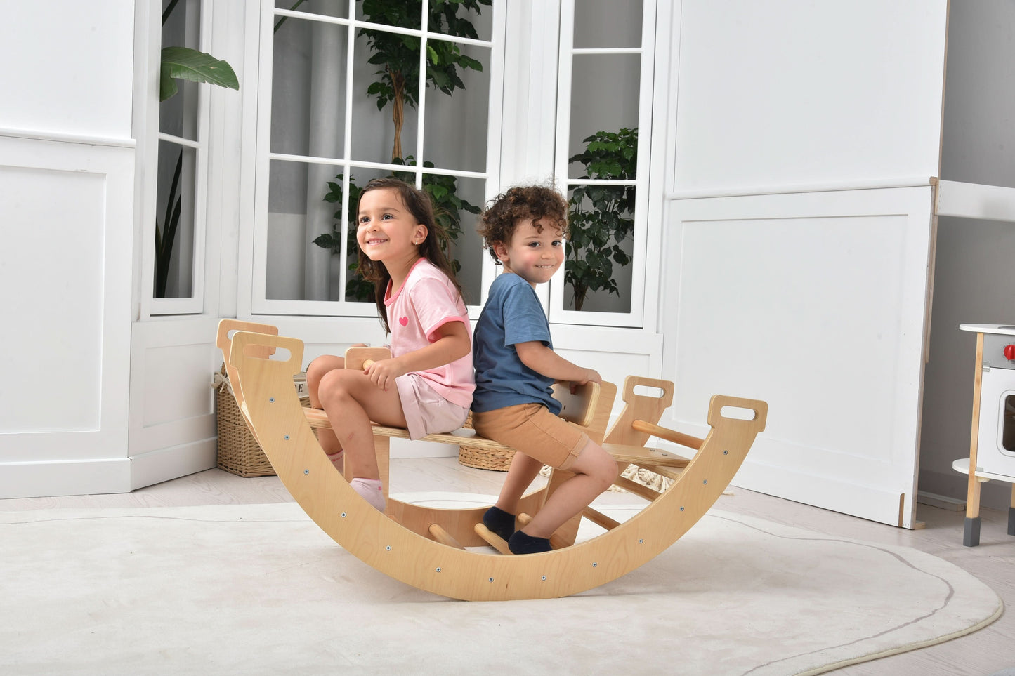 Bailis - Climbing Arch and Rocker - Chickadees Wooden Toys