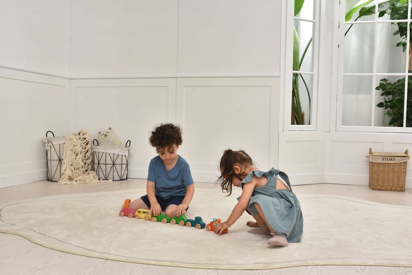Wooden Car Toy set - 10 Piece Set - Chickadees Wooden Toys