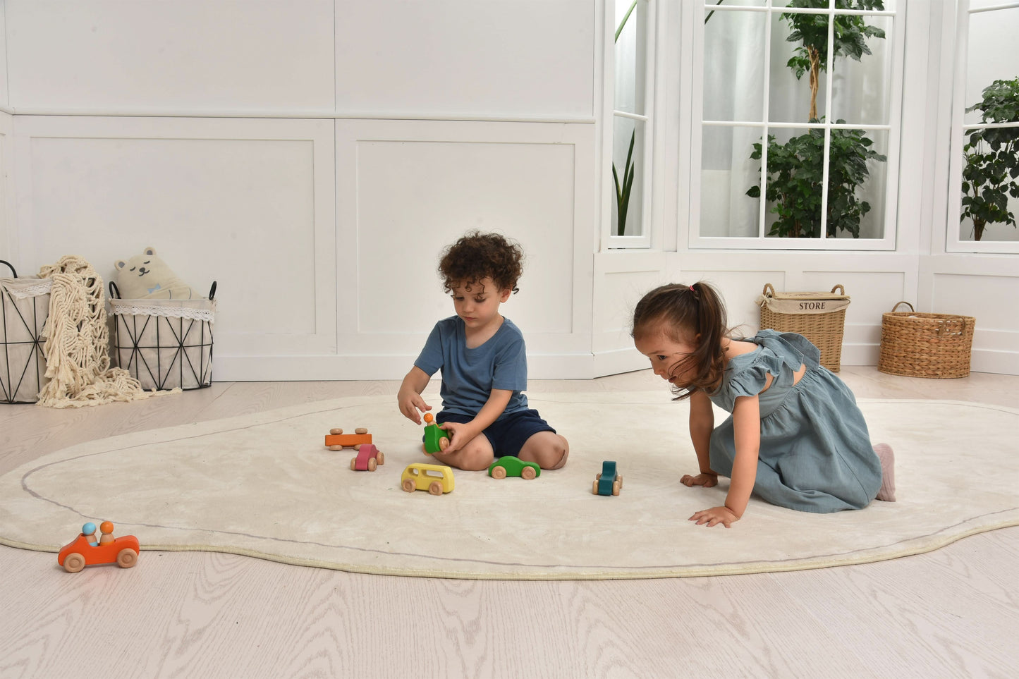 Wooden Car Toy set - 10 Piece Set - Chickadees Wooden Toys
