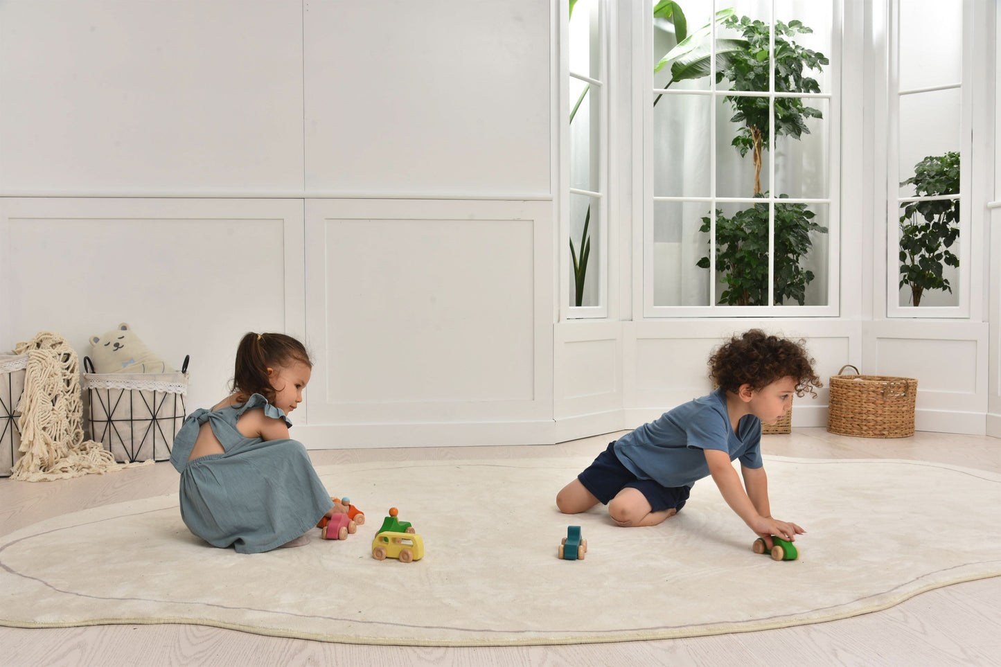 Wooden Car Toy set - 10 Piece Set - Chickadees Wooden Toys