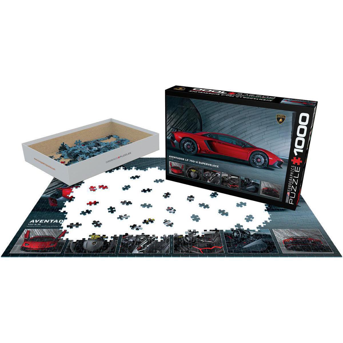 Lamborghini Aventador LP750-4 Superveloce 1000 Piece Jigsaw Puzzle Eurographics
