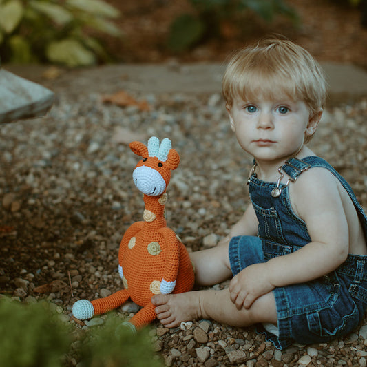 Large Giraffe - Chickadees Wooden Toys