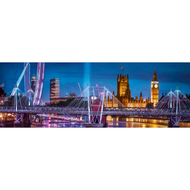 London 1000 Piece Panoramic Jigsaw Puzzle Clementoni