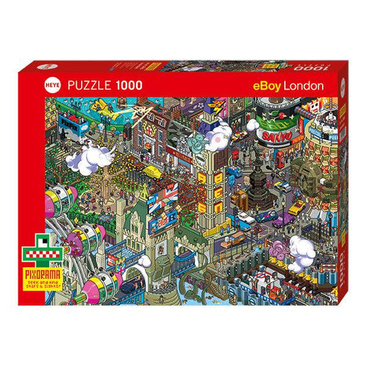 London Quest Pixorama 1000 Piece Jigsaw Puzzle Heye