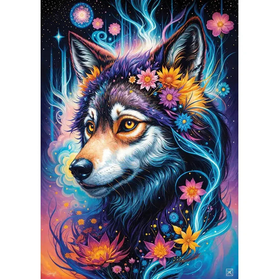 Magical Wolf Portrait 1000 Piece Jigsaw Puzzle Enjoy