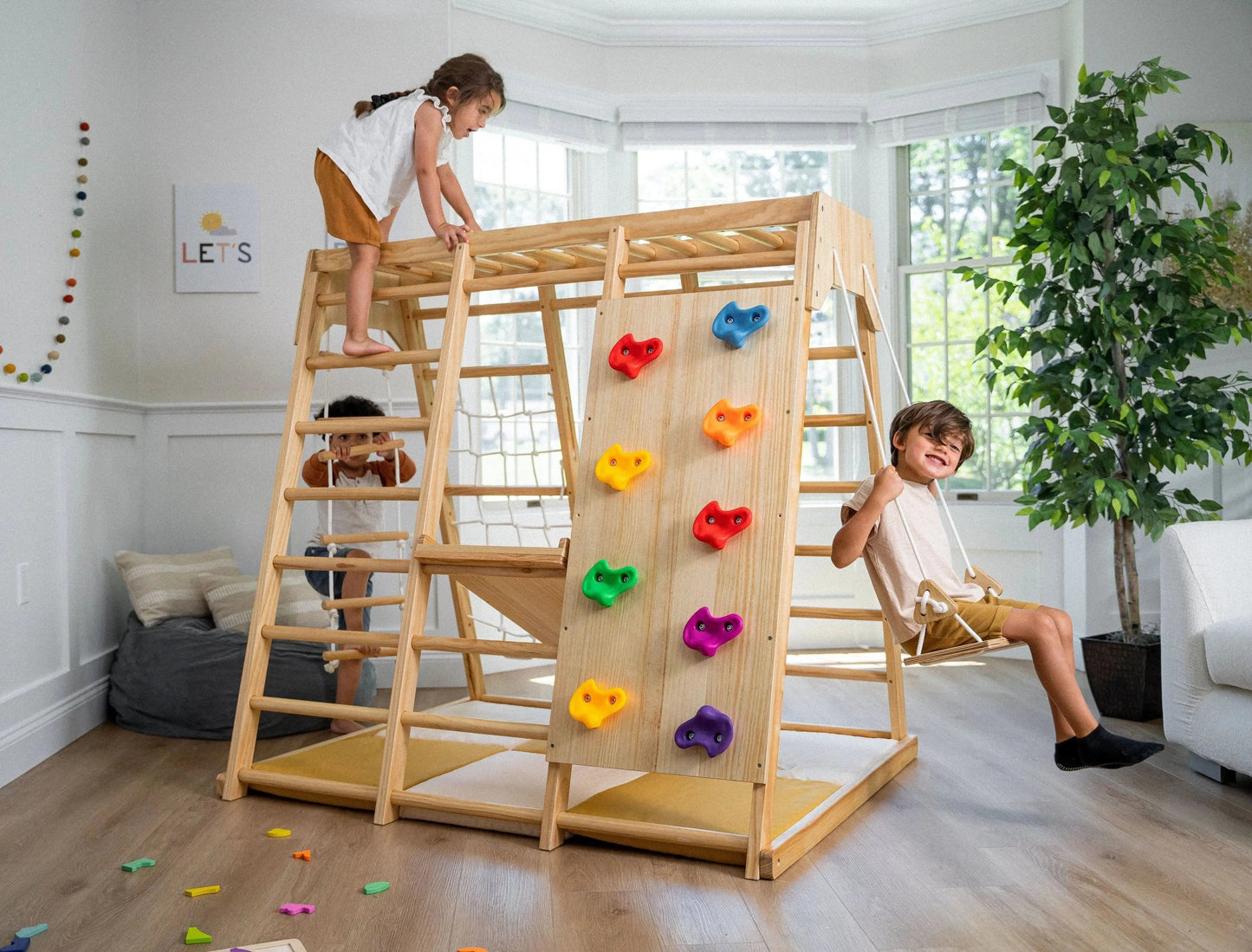 Magnolia - Real Wood 7-in-1 Playset - Chickadees Wooden Toys