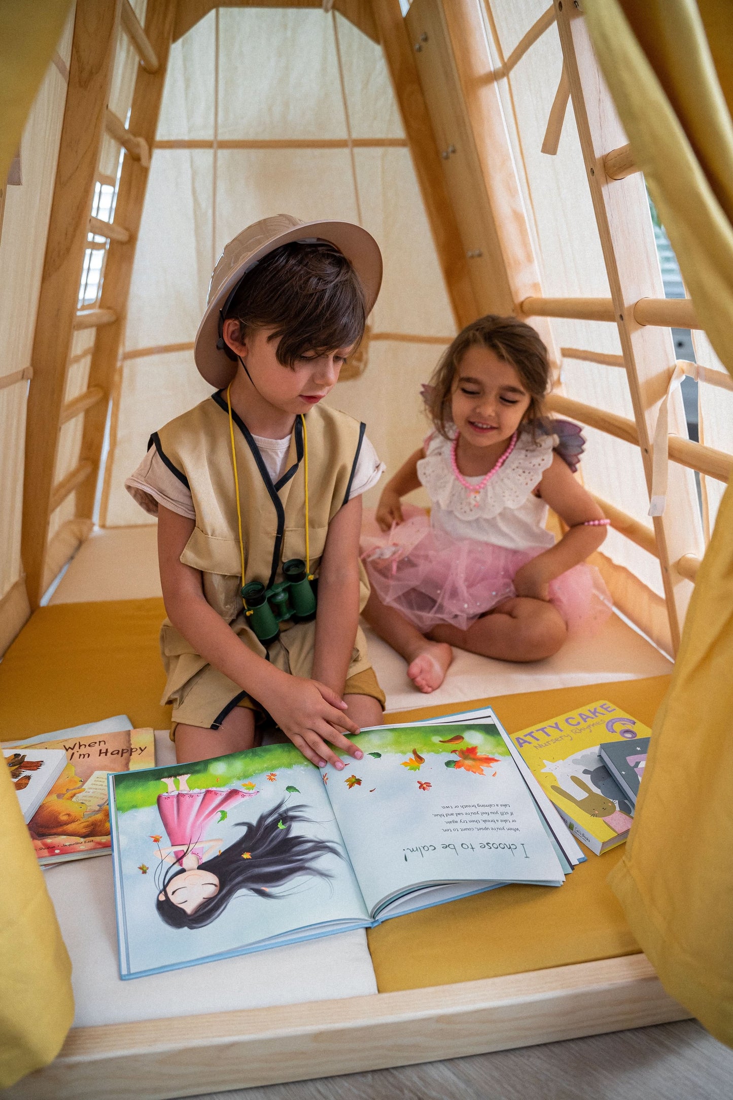 Magnolia Tent Covering For Magnolia Playset - Climber not Included - Chickadees Wooden Toys