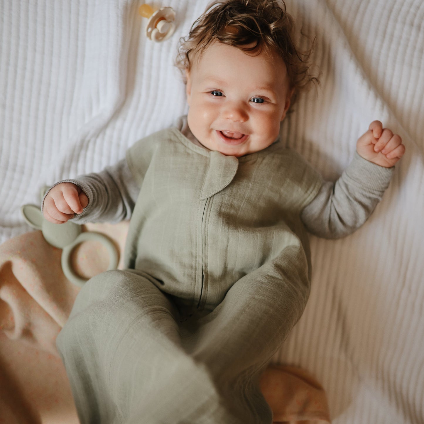 Organic Cotton Sleep Bag - Chickadees Wooden Toys