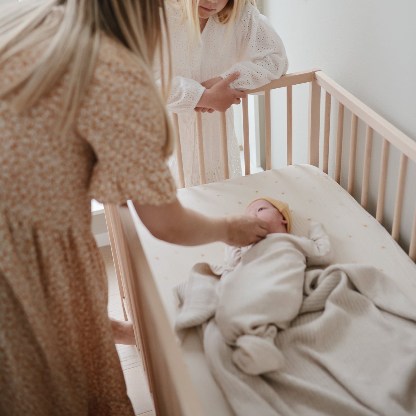 Extra Soft Muslin Crib Sheet - Chickadees Wooden Toys